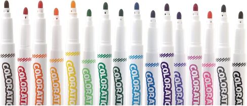 Colorations Classic Markers, Conical Tip, 8 Bold Colors, Coloring, Paper, Posters, Drawing, Bold Colors, Home, Classroom, School Supplies, Art Supplies, Craft Projects, Children, Gift, Assorted Set in Saudi Arabia