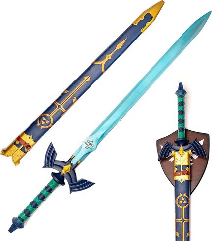 Knight Link Master Sword Real Skyward Sword كامل الحجم دعائم الأسلحة، مجموعة السيوف المعدنية والكوسبلاي in Kuwait