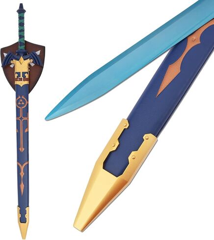 Knight Link Master Sword Real Skyward Sword كامل الحجم دعائم الأسلحة، مجموعة السيوف المعدنية والكوسبلاي in Kuwait