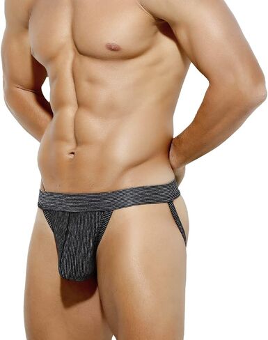 Arjen Kroos Men's Jockstrap Underwear Breathable Mesh Athletic Supporter Jock Straps,BLACK-ak2155,Large in Saudi Arabia