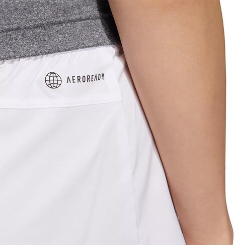 adidas Women's Pacer Performance Athletic Training Bungee Shorts (White) (as1, Alpha, x_l, Regular, Regular) in Saudi Arabia