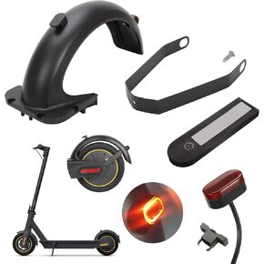 TOMALL Scooter Parts Kit Includes Rear Fender + Fender Bracket + Taillight + Dashboard Cover Compatible with Max G30 Electric Scooter
