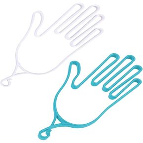2 Pcs Golf Gloves Stretcher, Plastic Golf Gloves Holder Golf Gloves Keeper Hanger Dryer Shaper Support for Men Women Golf Gloves Stretcher,Golfer Gloves Maintenance