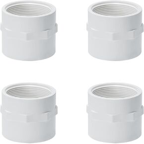 PVC Female Thread Adaptor 4PCS(1 1/2 Inch)