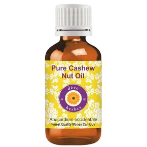 dève herbes Pure Cashew Nut Oil (Anacardium occidentale) with Glass Dropper 15ml (0.50 oz)