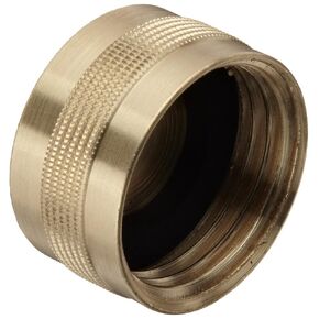 Dixon Valve & Coupling GHC7 Brass Garden Hose Fitting, Cap, 3/4" GHT Female (Pack of 5)