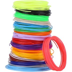 3D Pen Filament,20 Colors 1.75mm 3D Pen PLA Filament Refill,3D Printing Pen Printer Glow in The Dark, for 3D Printer Printing Pen Low Temperature and 3D Printers