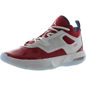Jordan Stay Loyal 3 Men's Shoes (FB1396-006, Black/White/Wolf Grey/Varsity Red) Size 10