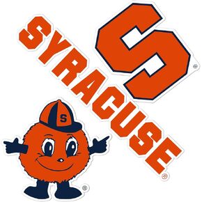 Desert Cactus Syracuse University Stickers SU Cuse Orange Vinyl Decals Laptop Water Bottle Car Scrapbook T5 (Type 5-1)