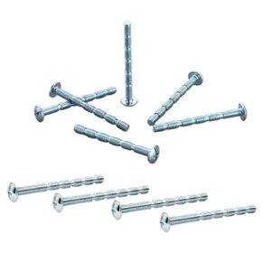 60Pcs Silver M4 x 45mm Truss Head Break Away Screws, Phillips Head Breakaway Machine Screws，Screws