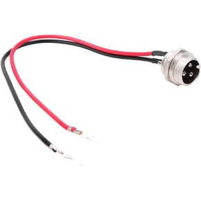 Charging Port, 6Pcs 3Pin 2Wire Charging Port Connectors for Electric Scooter