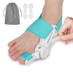 Bunion Corrector for Women and Men Big Toe,Adjustable Knob Bunion Splint, For Bunion Relief, Toe Straightener Device with Silicone Bunion Pad, Suitable for Left/Right Feet