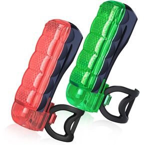 Volo Caterpillar Bike Tail Light for Night Riding Rear Flashing Lights Rechargeable Bicycle Reflectors LED Stroller Flashinglights Biking Helmet Safety Mount Back Brake Shred Blinkers Cycling