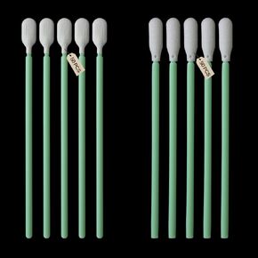 100pcs Foam Swabs 3.94" Foam Printer Cleaning Swabs Sticks - Round Lint-Free Foam Tip Swab for Camera, Inkjet Printer, Painting, Optics Lens Equipment