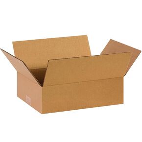 SHIP NOW SUPPLY 14 x 10 x 4 Corrugated Cardboard Boxes, Flat 14"L x 10"W x 4"H, Pack of 25 | Shipping, Packaging, Moving, Storage Box for Home or Business, Strong Wholesale Bulk Boxes