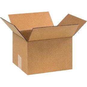 Partners Brand P986 Corrugated Boxes, 9"L x 8"W x 6"H, Kraft (Pack of 25)