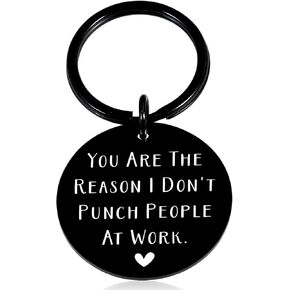 Delujouberst Funny Gifts for Work Friends Social Worker Gifts For Women Work Bestie Retirement Farewell Gifts for Best Friend Birthday Gifts Funny Keychain for Work Friends Employee Appreciation Gift