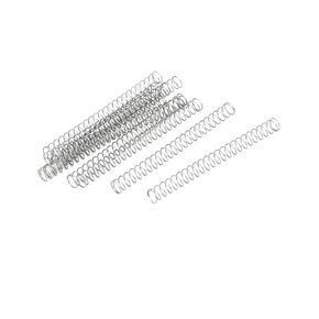 uxcell Compression Spring,304 Stainless Steel,4mm OD,0.3mm Wire Size,45mm Free Length,Silver Tone,10Pcs