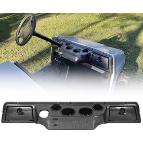ECOTRIC Golf Cart Dash Board Cover Assembly Carbon Fiber Style Compatible with 1982 and Up Club Car DS Golf Cart