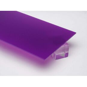 1/8" (3mm) Purple Violet 12"x24" Translucent Acrylic Plexiglass 0.118" Thick Sheet Nominal Size AZM