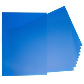10 Pack A4 Size Green Opaque Rigid PVC Sheets, 0.5mm Thick, 297mm x 210mm Plastic Sheet for DIY Office Cutting, Signs, Display Projects