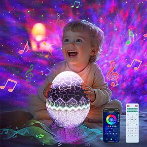 Rossetta Galaxy Projector, Star Projector Galaxy Light Projector for Bedroom, APP Control Projector Bluetooth Speaker and White Noise, Night Light for Kids Adults Home Theater, Ceiling, Room Decor