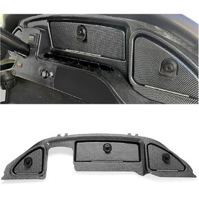 Kojem Dash Cover Compatible with 2008.5-Up Club Car Precedent Tempo Onward Golf Cart Carbon Fiber Three Door Dashboard Cover Dash Cap