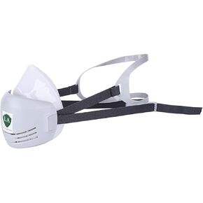 Anti-dust Respirator, Soft Plastic Rubber Gas Mask for Welder Welding Filter Paint Spraying Protects from Dust Mists and Chemicals with Elastic Band Reusable Half Woodworking
