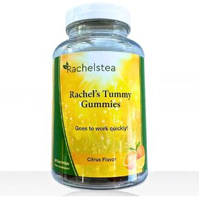Rachel’s Tummy Gummies: Experience The Effects of Turmeric, Wild Yam, Ginger, Marshmallow, Chamomile, Peppermint, Fennel.
