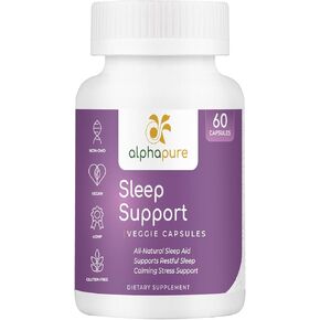 Sleep Supplement with Melatonin, Ashwagandha, L-Theanine & Herbs - 60 Capsules