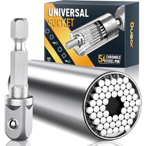 Dusor Gifts for Men, Super Universal Socket Stocking Stuffers for Adults Men Him, White Elephant Gifts for Adults, Mens Gifts for Christmas, Gifts for Dad Him Husband Grandpa, Cool Gadgets for Men