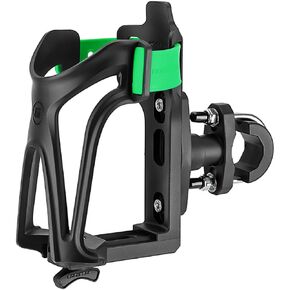ROCKBROS Motorcycle Cup Holder Bike Water Bottle Holder for 2.3"-3" Diameter Adjustable Bottles Size with 360°Rotatable Base, Bicycle Drink Cage for Handlebar Frame with Screw Tool