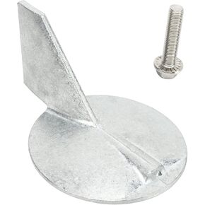 Outboard Trim Tab Anode Block, Zinc Alloy Anode Outboard Trim Block Replacement for F150 4 Stroke 150 2 Stroke 6J9 45371 00, 6J9 45371 01, 6K1 45371 02