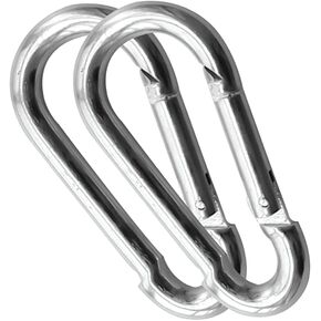 TreadLife Fitness Gym Attachment Snap Hooks - Jumbo Oversized - Heavy Duty (Pair)