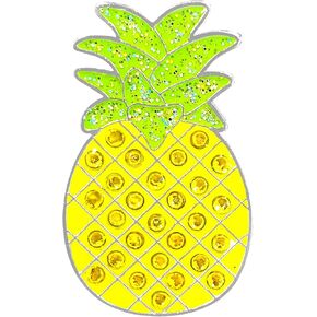 NAVIKA Cherry, Bananas, Strawberry, Apple Swarovski Crystal Golf Ball Marker with Magnetic Hat Visor Clip