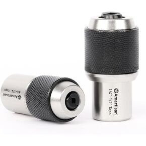 Amartisan 2-Piece Taps Socket Set, #6-1/2 Taps Adjustable Jaws, for Taps,Screw Extractors in Kuwait