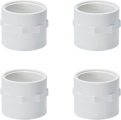 PVC Female Thread Adaptor 4PCS(1 1/2 Inch) in Saudi Arabia