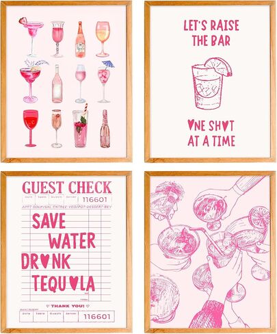 Long Live Cowgirls Decor,Cowgirl Wall Art,Cowgirl Room Decor,Pink Cowgirl Decor for bedroom,Posters for girls room,Cowgirl bedroom Decor,Cowgirl Poster Preppy Room Decor 8x10 Inches Set of 4 Unframed in Saudi Arabia