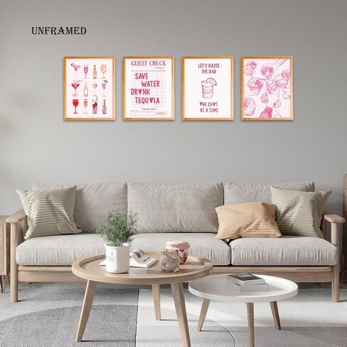 Long Live Cowgirls Decor,Cowgirl Wall Art,Cowgirl Room Decor,Pink Cowgirl Decor for bedroom,Posters for girls room,Cowgirl bedroom Decor,Cowgirl Poster Preppy Room Decor 8x10 Inches Set of 4 Unframed in Saudi Arabia