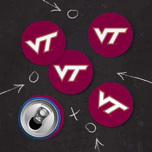 P. Graham Dunn, Game Day Celebration, Support Your Favorite Team, Alma Mater, 4 x 4 Inch, Absorbent Paperboard Coasters, 2 Pack, Virginia Tech Logo in Saudi Arabia