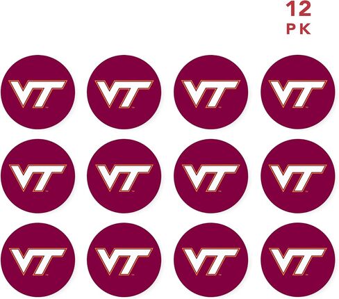 P. Graham Dunn, Game Day Celebration, Support Your Favorite Team, Alma Mater, 4 x 4 Inch, Absorbent Paperboard Coasters, 2 Pack, Virginia Tech Logo in Saudi Arabia