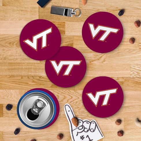 P. Graham Dunn, Game Day Celebration, Support Your Favorite Team, Alma Mater, 4 x 4 Inch, Absorbent Paperboard Coasters, 2 Pack, Virginia Tech Logo in Saudi Arabia