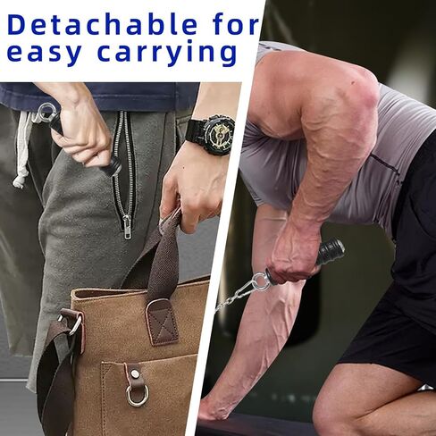 ملحقات شريط السحب لأسفل من LAT: ملحقات منسدلة LAT لآلة كابل البكرة - ملحقات كابل تمرين حبل ثلاثي الرؤوس لصالة الألعاب الرياضية المنزلية in Kuwait