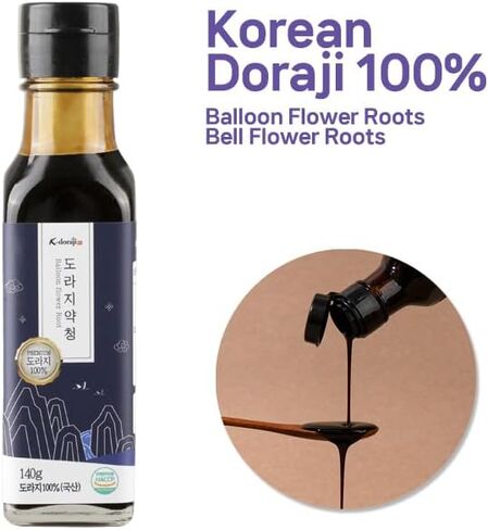 [K-doraji] Korean Premium Natural Tea Concentrate 140ml -100% Bellflower Root Extract, Sore Throat, in Saudi Arabia