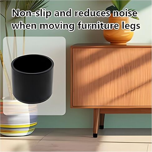 8 Pack 0.75 inch（19mm） Round Plastic Tubing Plug,Black End Caps for Metal Tubing,Hardware Plugs, Fences, Glide Protection from Chair Legs and Furniture in Kuwait
