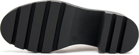 REDTOP Women's Chelsea Boots Fashion Platform High Heel Ankle Booties Round Toe Casual Elastic Chunky Block Heel Boots Black Grey in Kuwait