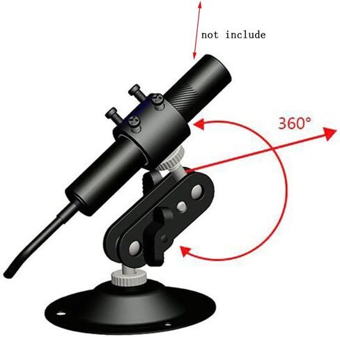 Laser Positioning Bracket Laser Module Fixing Bracket 360-degree Adjustable Positioning Bracket 12mm (12mm-2packs) in Saudi Arabia