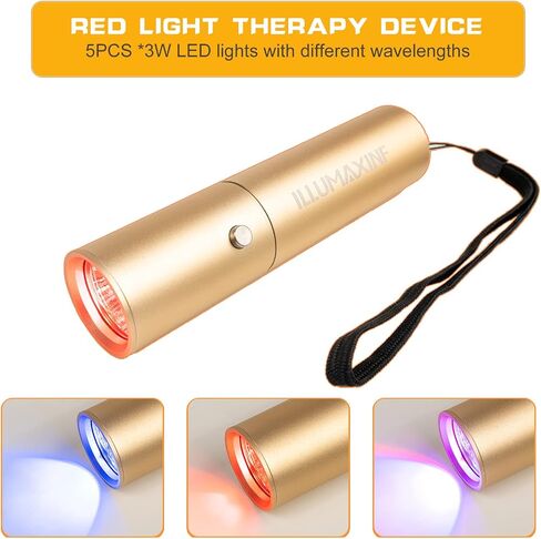Red Light Therapy Belt with Timer, Near & Infrared Light Therapy Device Portable Wrap for Body Back Knee Joint Muscle Pain Relief and Dogs in Saudi Arabia
