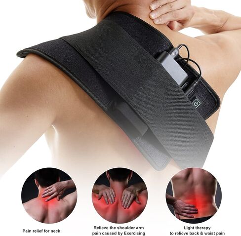 Red Light Therapy Belt with Timer, Near & Infrared Light Therapy Device Portable Wrap for Body Back Knee Joint Muscle Pain Relief and Dogs in Saudi Arabia