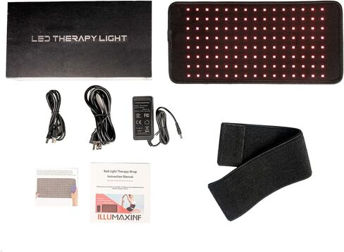 Red Light Therapy Belt with Timer, Near & Infrared Light Therapy Device Portable Wrap for Body Back Knee Joint Muscle Pain Relief and Dogs in Saudi Arabia
